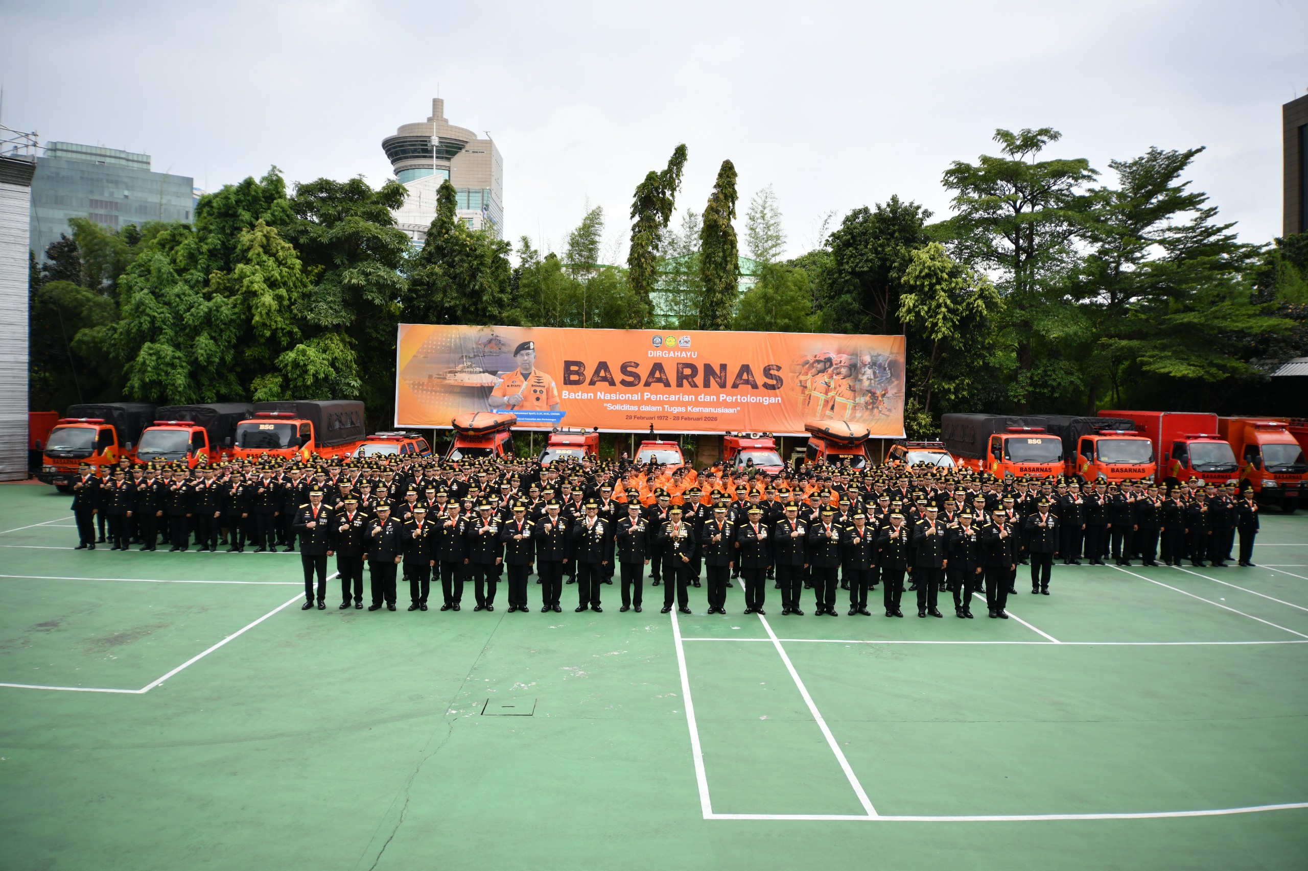 Kepala Basarnas Pimpin Upacara Memperingati HUT Ke-54 Basarnas