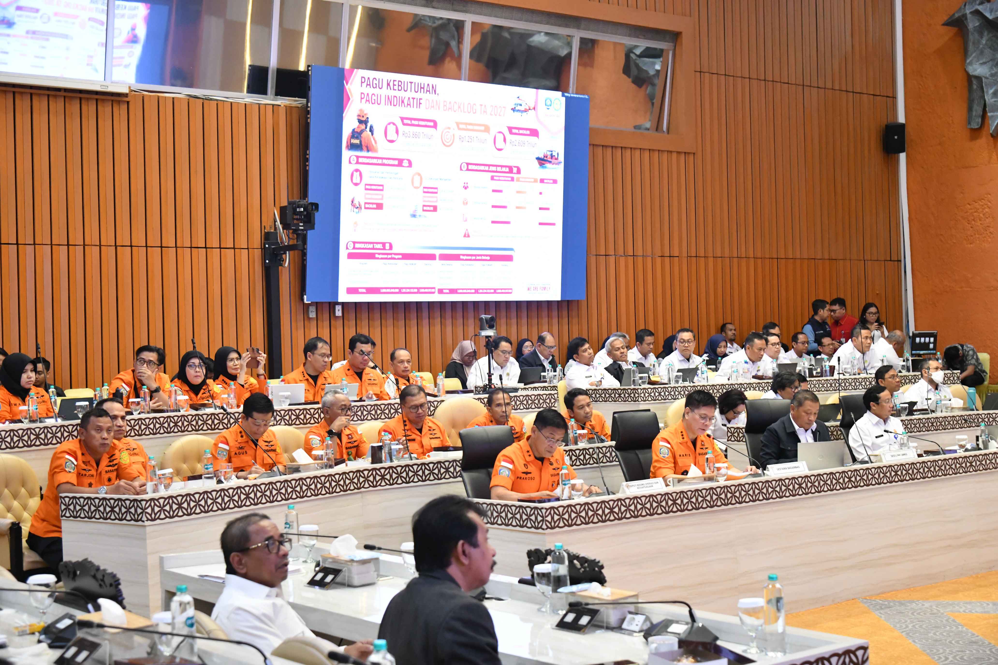 Basarnas Ajukan Usulan Rencana Kerja dan Anggaran TA 2027 kepada DPR RI